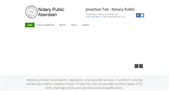 Desktop Screenshot of notary-public-aberdeen.co.uk
